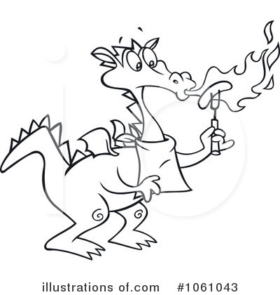 Royalty-Free (RF) Dragon Clipart Illustration by gnurf - Stock Sample #1061043