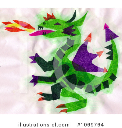 Royalty-Free (RF) Dragon Clipart Illustration by LoopyLand - Stock Sample #1069764