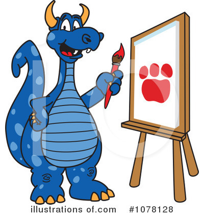 Royalty-Free (RF) Dragon Clipart Illustration by Mascot Junction - Stock Sample #1078128
