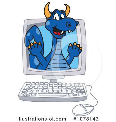 Royalty-Free (RF) Dragon Clipart Illustration by Mascot Junction - Stock Sample #1078143