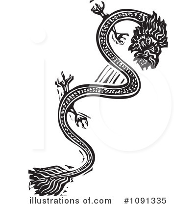 Royalty-Free (RF) Dragon Clipart Illustration by xunantunich - Stock Sample #1091335
