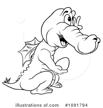 Royalty-Free (RF) Dragon Clipart Illustration by dero - Stock Sample #1091794
