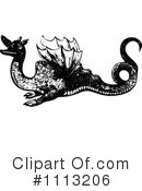 Dragon Clipart #1113206 by Prawny Vintage