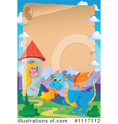 Royalty-Free (RF) Dragon Clipart Illustration by visekart - Stock Sample #1117112