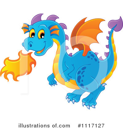Royalty-Free (RF) Dragon Clipart Illustration by visekart - Stock Sample #1117127