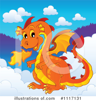 Royalty-Free (RF) Dragon Clipart Illustration by visekart - Stock Sample #1117131