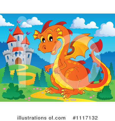 Royalty-Free (RF) Dragon Clipart Illustration by visekart - Stock Sample #1117132