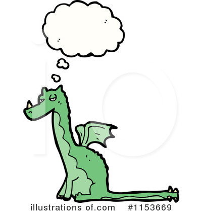 Royalty-Free (RF) Dragon Clipart Illustration by lineartestpilot - Stock Sample #1153669