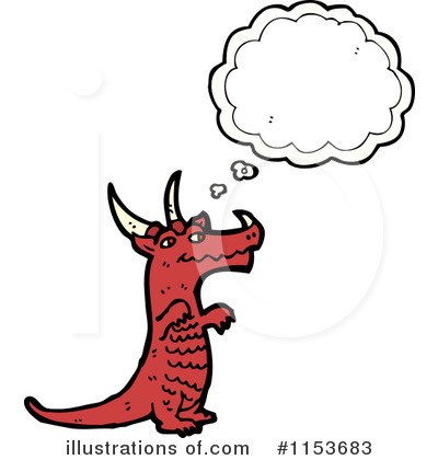 Royalty-Free (RF) Dragon Clipart Illustration by lineartestpilot - Stock Sample #1153683