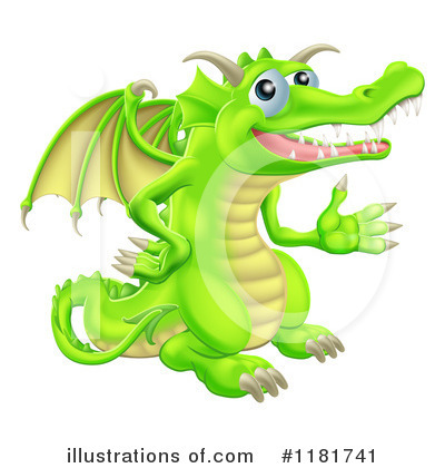 Royalty-Free (RF) Dragon Clipart Illustration by AtStockIllustration - Stock Sample #1181741