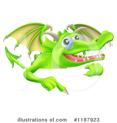 Royalty-Free (RF) Dragon Clipart Illustration by AtStockIllustration - Stock Sample #1187923
