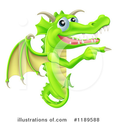 Royalty-Free (RF) Dragon Clipart Illustration by AtStockIllustration - Stock Sample #1189588
