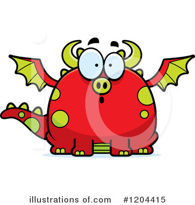 Royalty-Free (RF) Dragon Clipart Illustration by Cory Thoman - Stock Sample #1204415