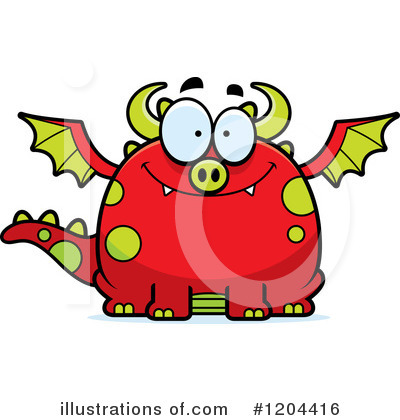 Royalty-Free (RF) Dragon Clipart Illustration by Cory Thoman - Stock Sample #1204416