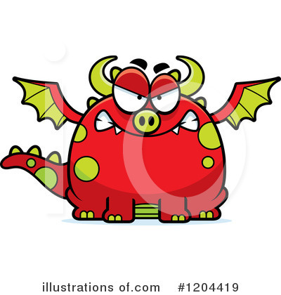 Royalty-Free (RF) Dragon Clipart Illustration by Cory Thoman - Stock Sample #1204419