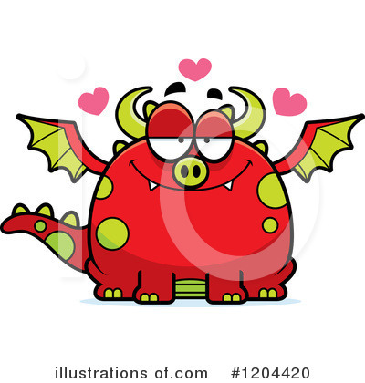 Royalty-Free (RF) Dragon Clipart Illustration by Cory Thoman - Stock Sample #1204420