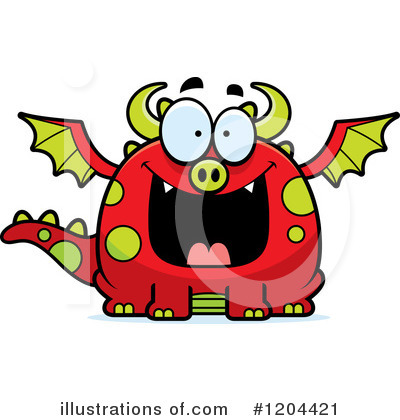 Dragon Clipart #1204421 by Cory Thoman