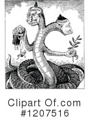 Dragon Clipart #1207516 by Prawny Vintage