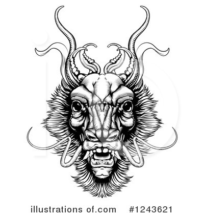 Demon Clipart #1243621 by AtStockIllustration