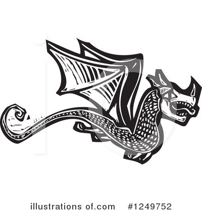 Royalty-Free (RF) Dragon Clipart Illustration by xunantunich - Stock Sample #1249752
