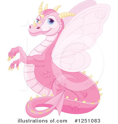 Royalty-Free (RF) Dragon Clipart Illustration by Pushkin - Stock Sample #1251083