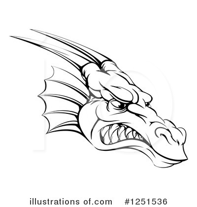 Royalty-Free (RF) Dragon Clipart Illustration by AtStockIllustration - Stock Sample #1251536
