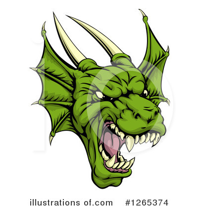 Royalty-Free (RF) Dragon Clipart Illustration by AtStockIllustration - Stock Sample #1265374