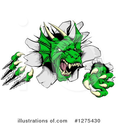 Royalty-Free (RF) Dragon Clipart Illustration by AtStockIllustration - Stock Sample #1275430