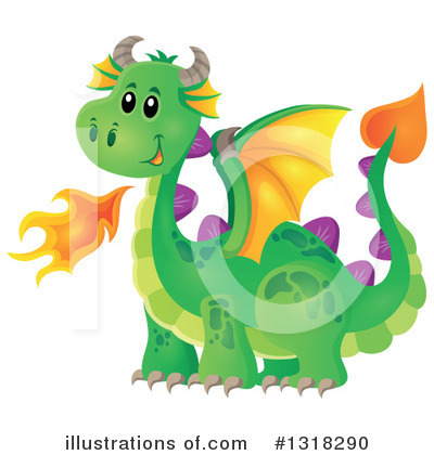 Dragon Clipart #1318290 by visekart