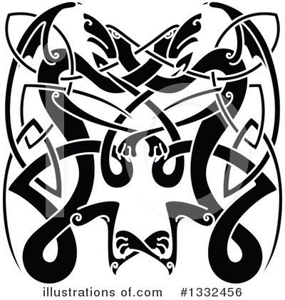Royalty-Free (RF) Dragon Clipart Illustration by Vector Tradition SM - Stock Sample #1332456