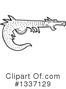 Dragon Clipart #1337129 by lineartestpilot