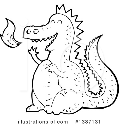 Dragon Clipart #1337131 by lineartestpilot