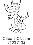 Dragon Clipart #1337132 by lineartestpilot