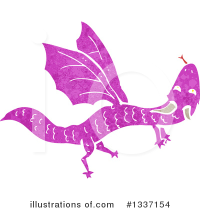 Royalty-Free (RF) Dragon Clipart Illustration by lineartestpilot - Stock Sample #1337154