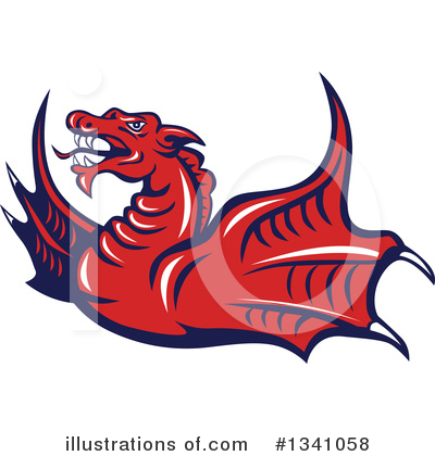 Dragon Clipart #1341058 by patrimonio