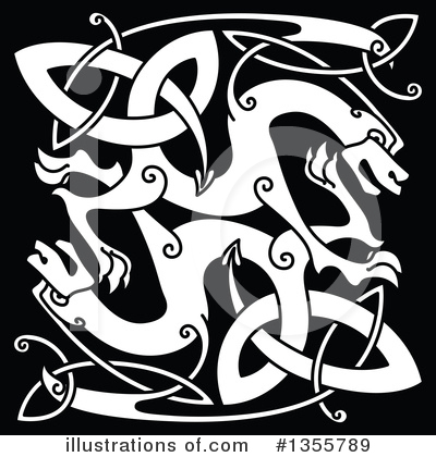 Royalty-Free (RF) Dragon Clipart Illustration by Vector Tradition SM - Stock Sample #1355789