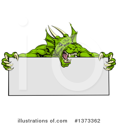 Royalty-Free (RF) Dragon Clipart Illustration by AtStockIllustration - Stock Sample #1373362