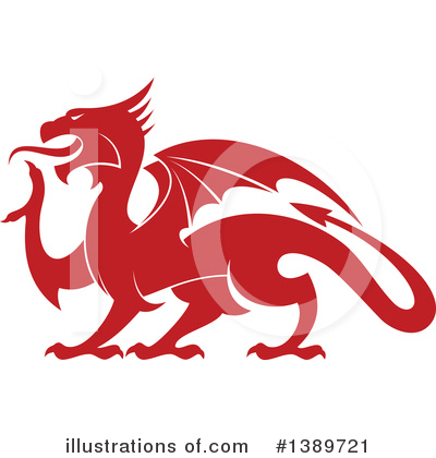 Royalty-Free (RF) Dragon Clipart Illustration by Vector Tradition SM - Stock Sample #1389721