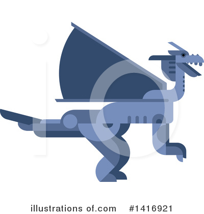 Royalty-Free (RF) Dragon Clipart Illustration by Vector Tradition SM - Stock Sample #1416921