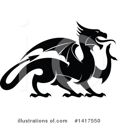 Royalty-Free (RF) Dragon Clipart Illustration by Vector Tradition SM - Stock Sample #1417550