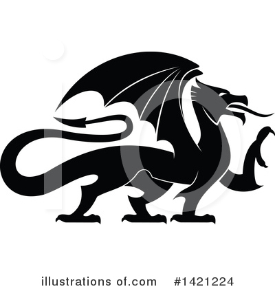 Royalty-Free (RF) Dragon Clipart Illustration by Vector Tradition SM - Stock Sample #1421224