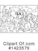 Dragon Clipart #1423579 by visekart