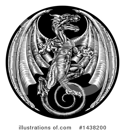 Royalty-Free (RF) Dragon Clipart Illustration by AtStockIllustration - Stock Sample #1438200