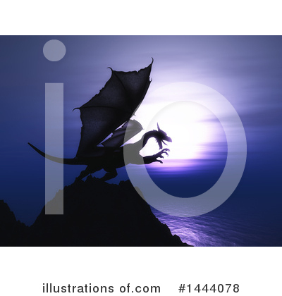 Royalty-Free (RF) Dragon Clipart Illustration by KJ Pargeter - Stock Sample #1444078