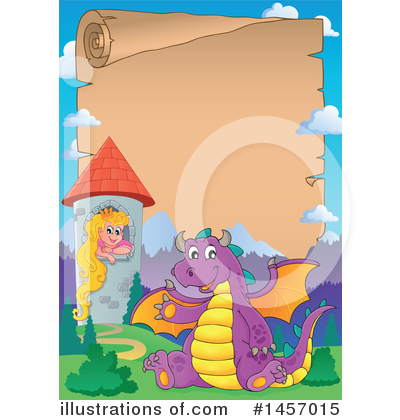 Royalty-Free (RF) Dragon Clipart Illustration by visekart - Stock Sample #1457015