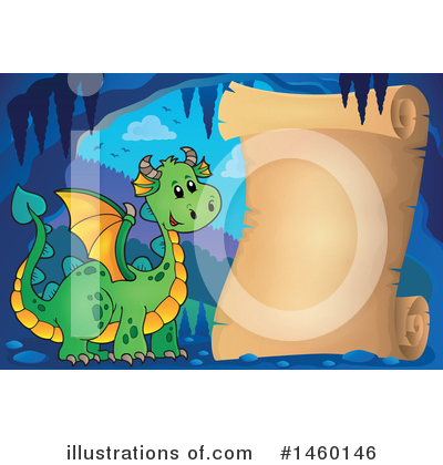 Royalty-Free (RF) Dragon Clipart Illustration by visekart - Stock Sample #1460146