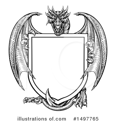 Royalty-Free (RF) Dragon Clipart Illustration by AtStockIllustration - Stock Sample #1497765