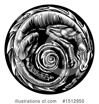 Royalty-Free (RF) Dragon Clipart Illustration by AtStockIllustration - Stock Sample #1512950