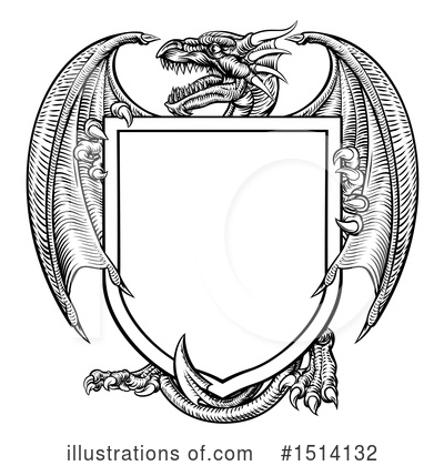 Royalty-Free (RF) Dragon Clipart Illustration by AtStockIllustration - Stock Sample #1514132