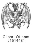 Dragon Clipart #1514481 by AtStockIllustration